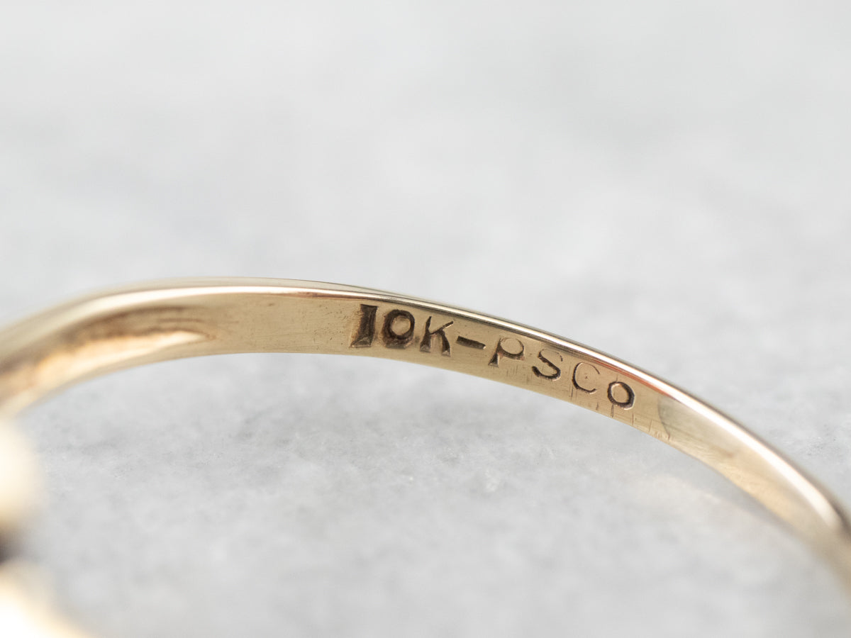 Retro Bezel Set Carnelian Gold Solitaire Ring