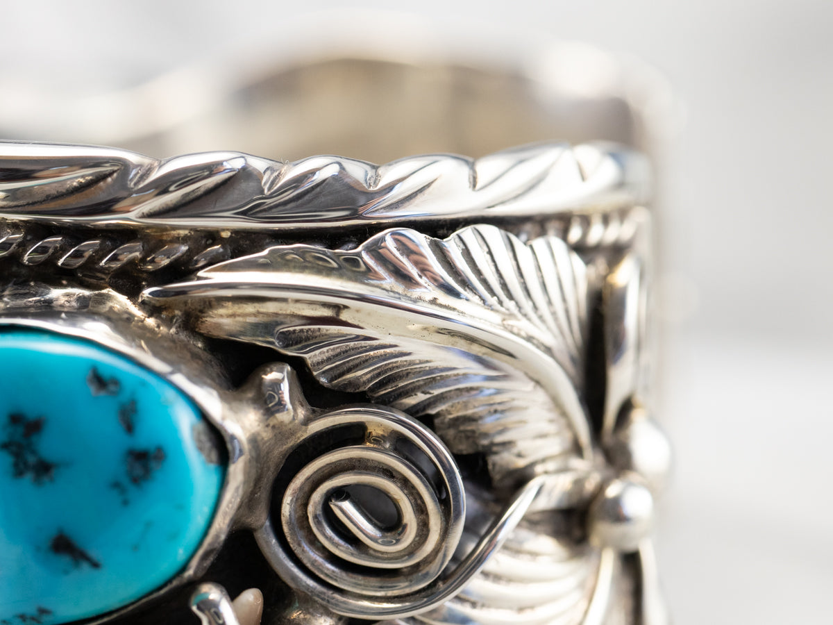 Brazalete de reloj Tissot coral navajo y turquesa