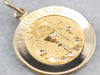 Gold Holy Communion Medallion