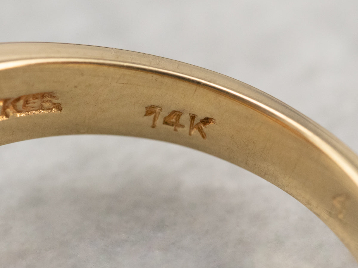 Sapphire and Diamond Bypass Ring