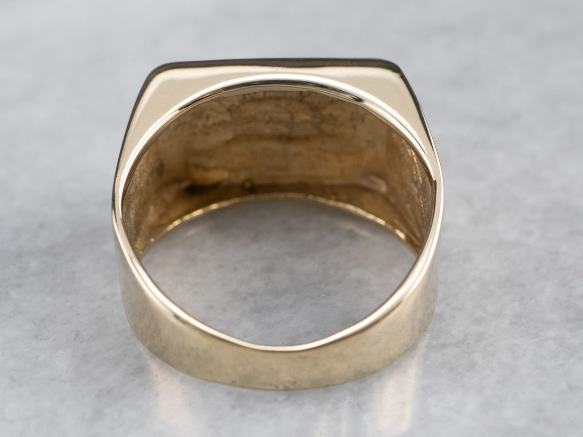 Vintage 14K Gold Signet Ring