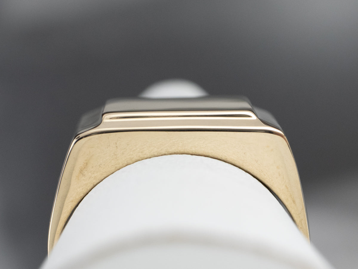 Vintage 14K Gold Signet Ring