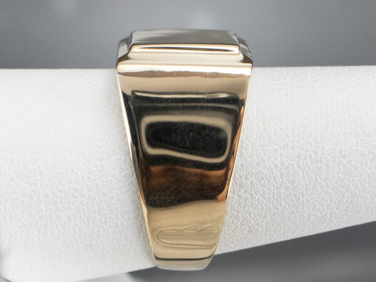 Vintage 14K Gold Signet Ring