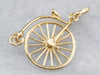 18K Gold Penny-farthing Moving Charm