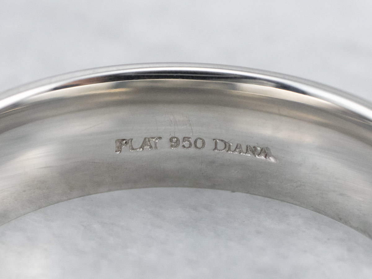Platinum Comfort Fit Wedding Band