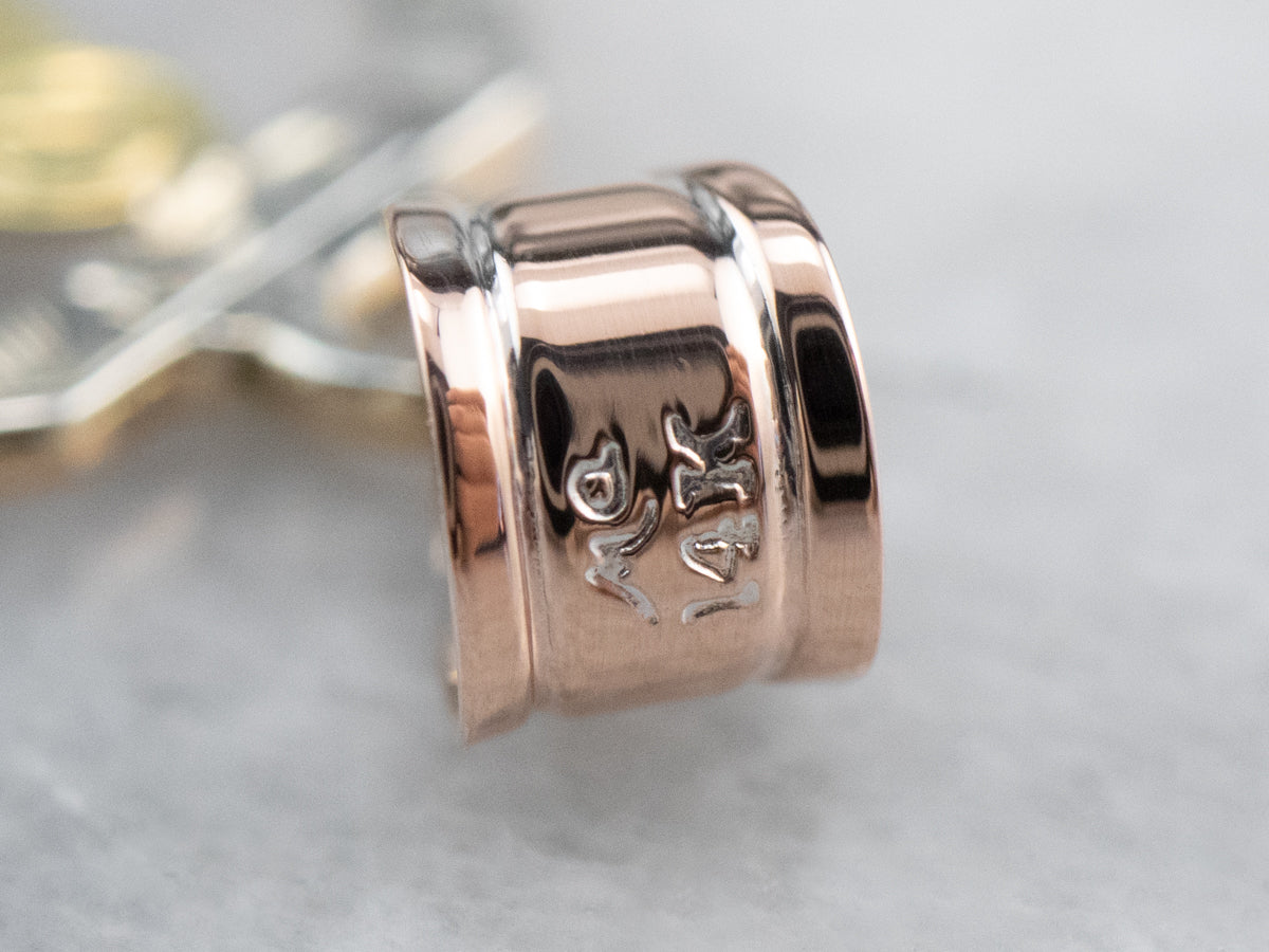 Enamel Masonic Tri Color Gold Medal Pendant