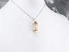 14K Gold Moving Water Well Charm
