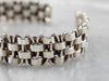 Woven Sterling Silver Cuff Bracelet