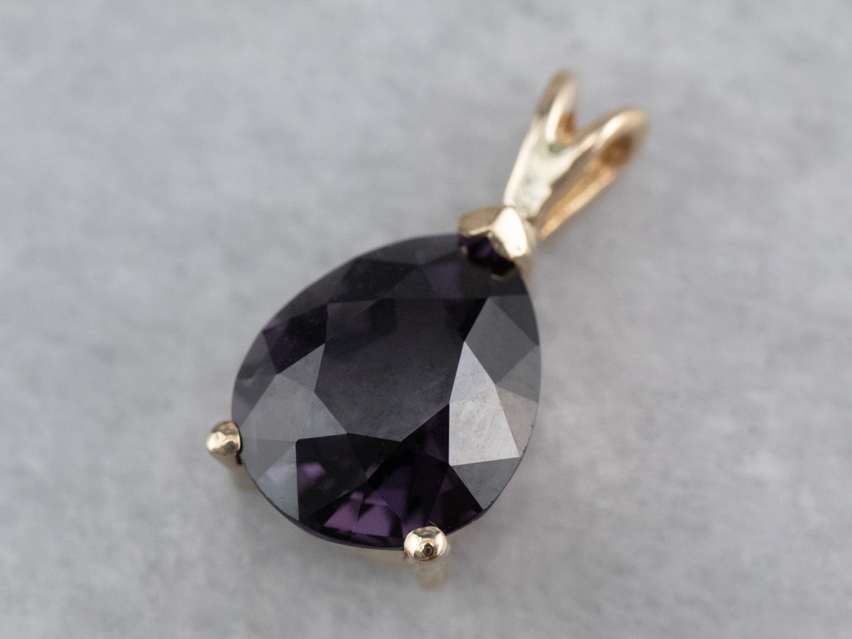 Colgante Solitario Espinela Lágrima