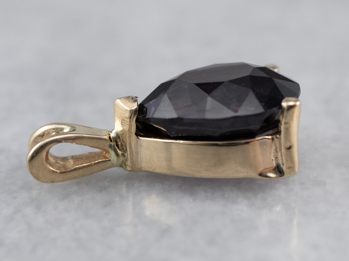 Colgante Solitario Espinela Lágrima