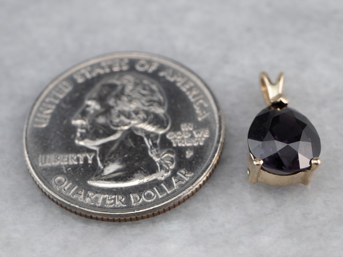 Colgante Solitario Espinela Lágrima