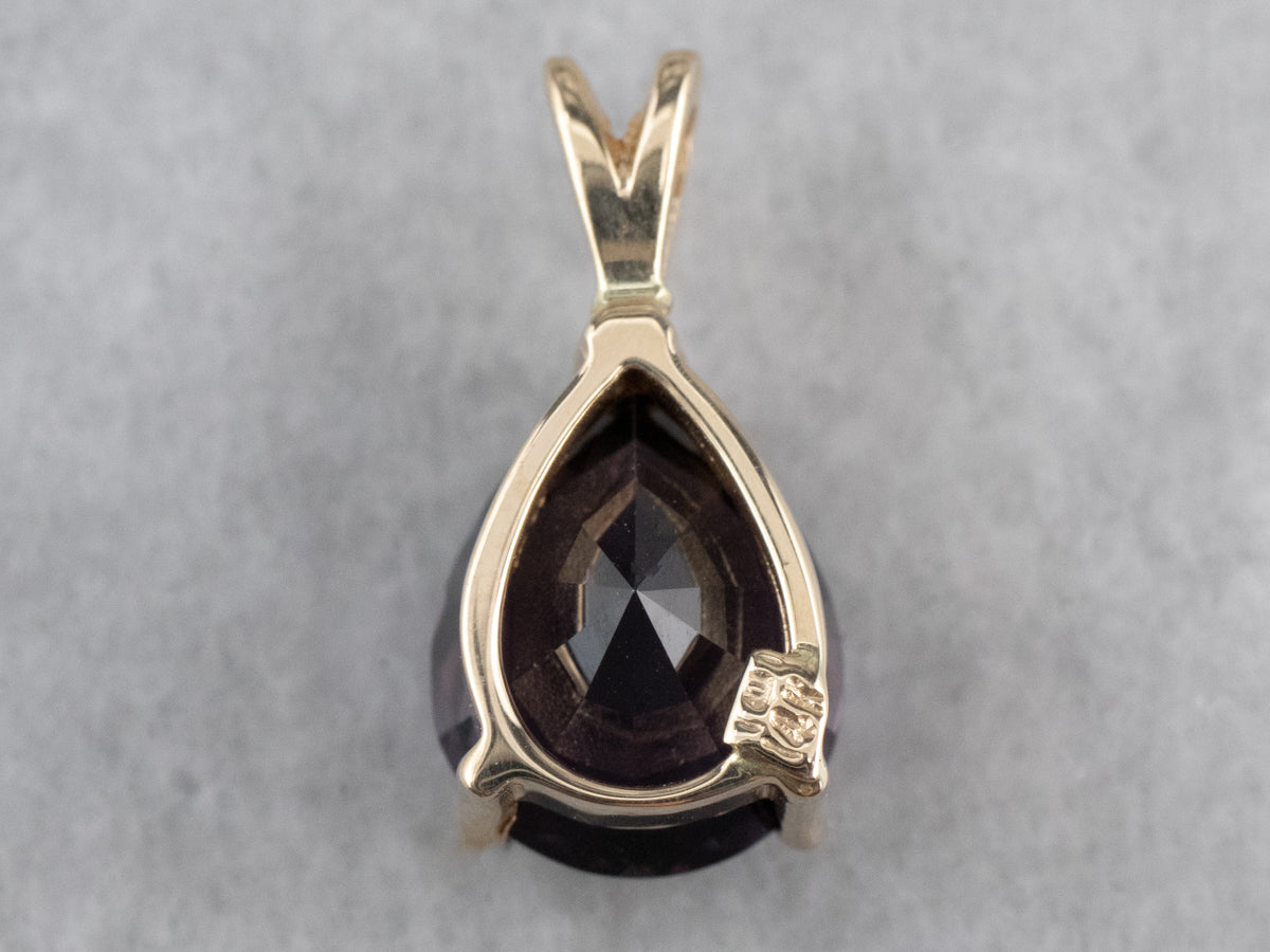 Colgante Solitario Espinela Lágrima