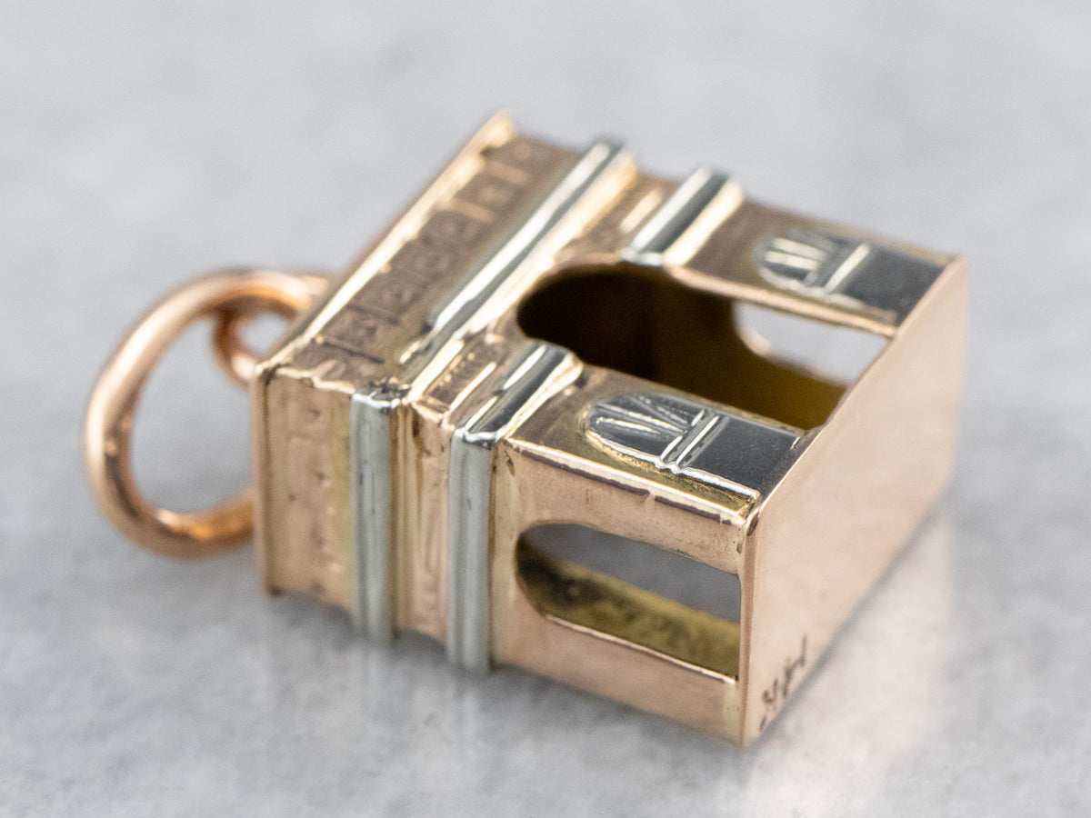 Vintage Arc De Triomphe Charm or Pendant