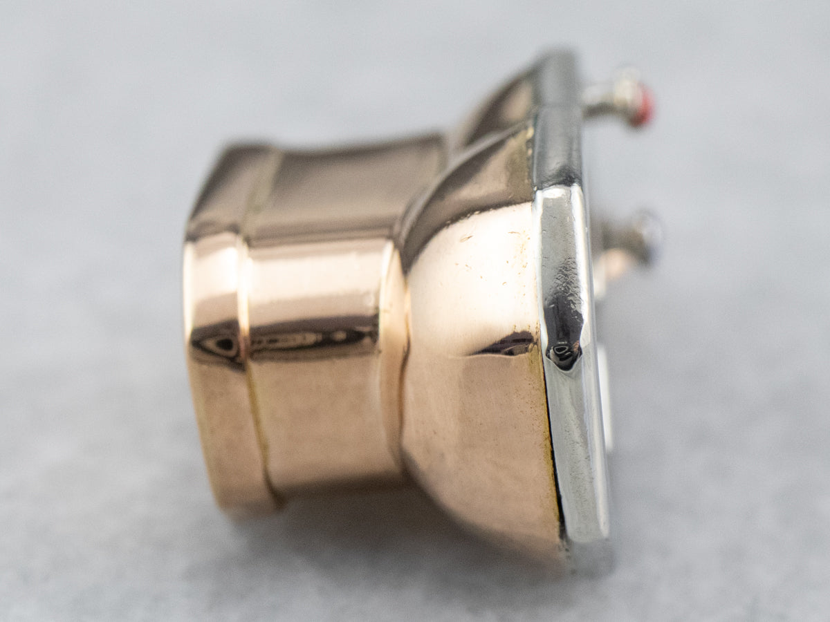 Charm para bidé esmaltado en oro de 18 quilates