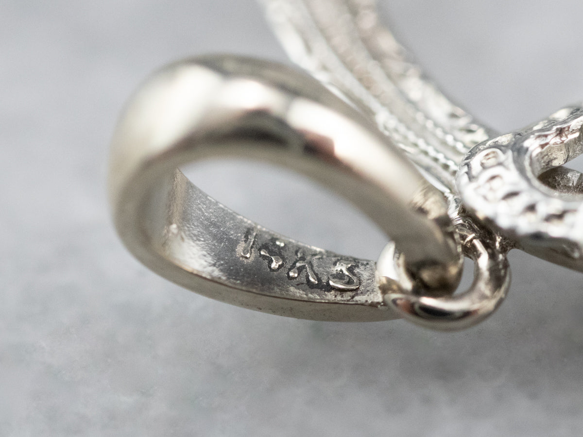 Art Deco Filigree Wreath Pendant