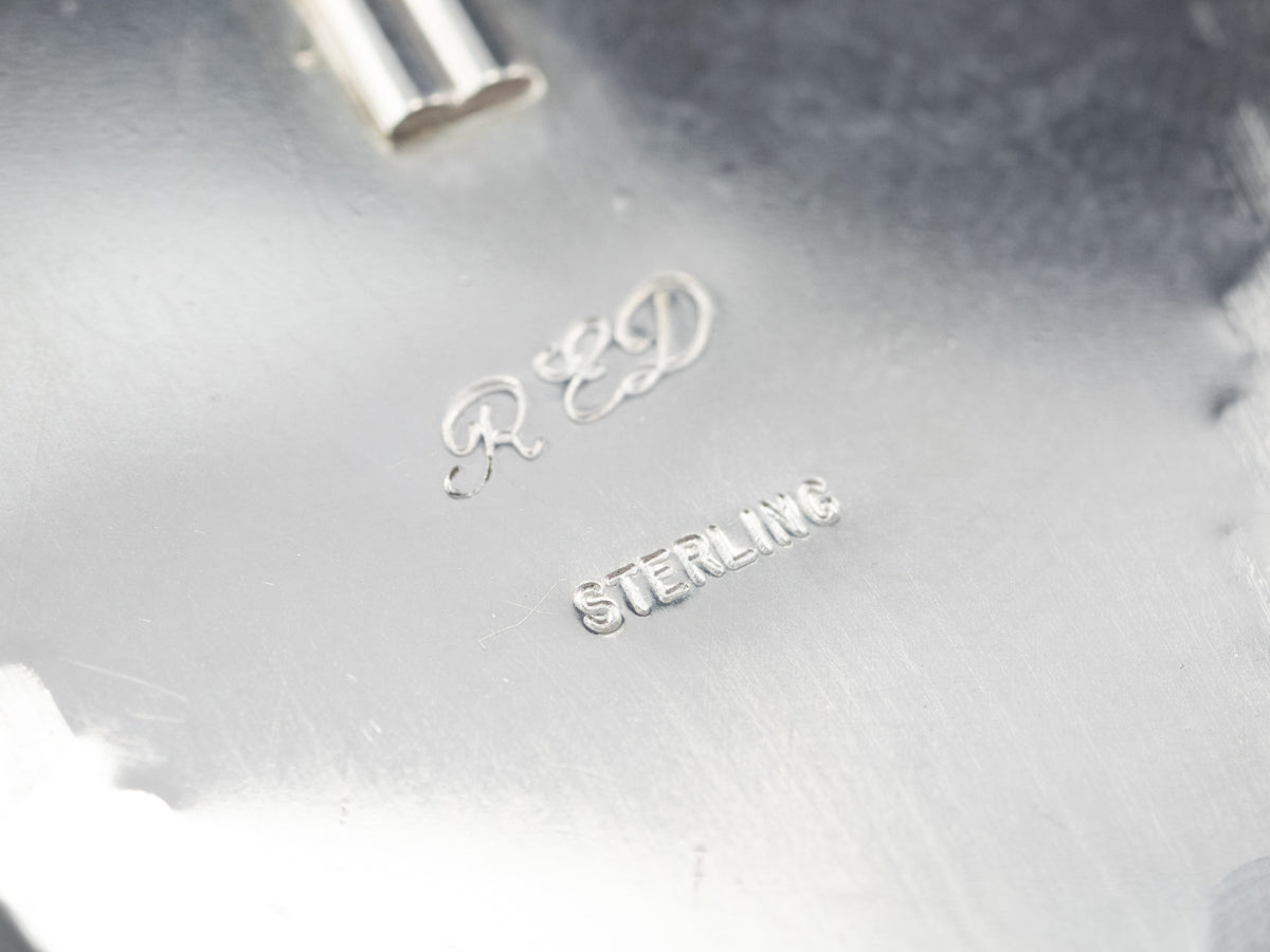 Brown Jasper Sterling Silver Statement Pendant