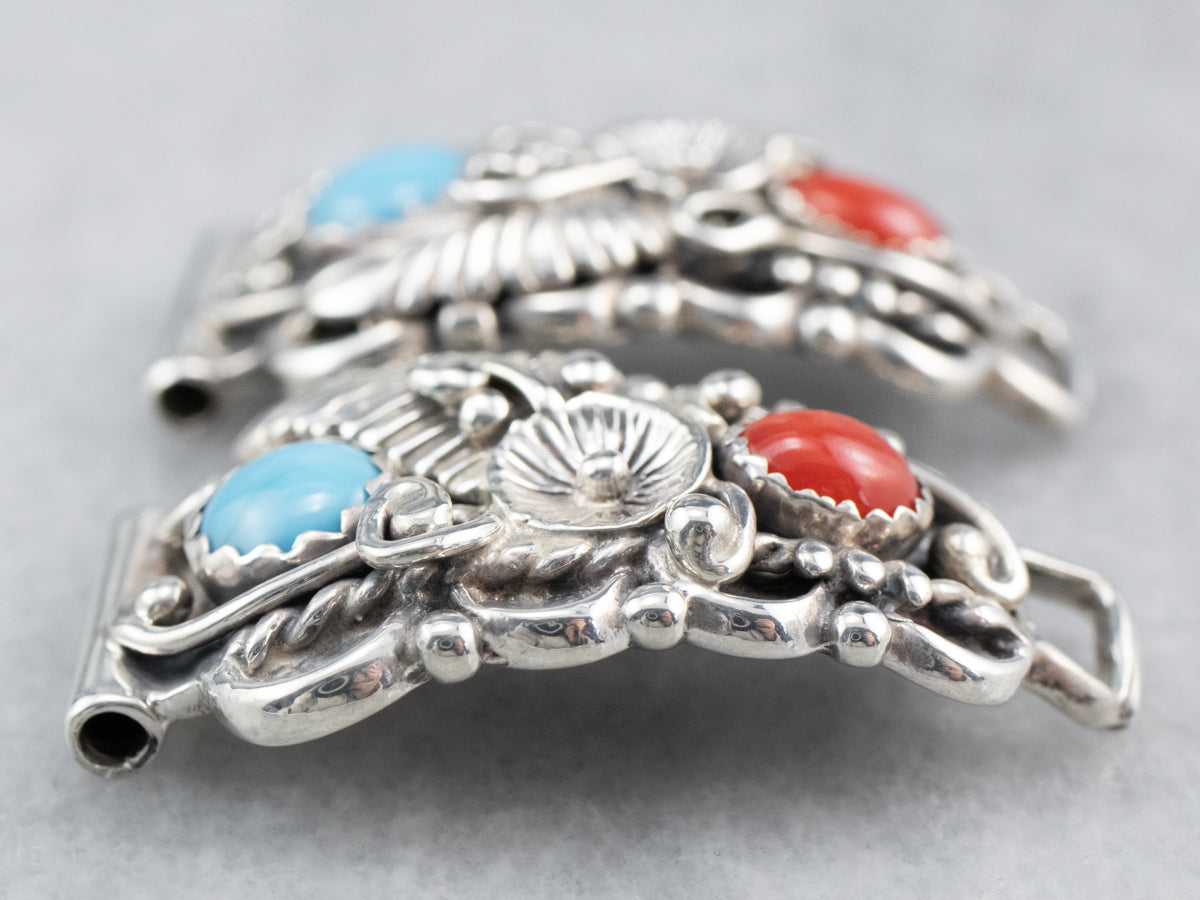 South West Style Turquoise and Coral Watch Tips