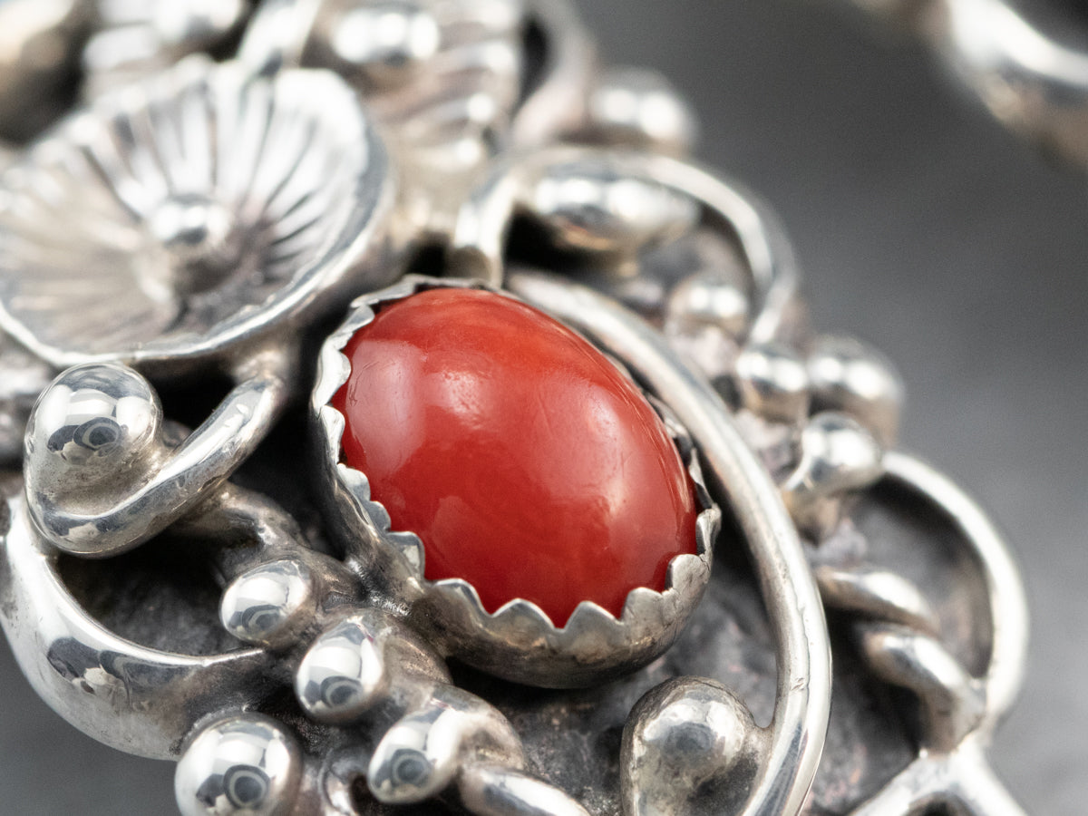 South West Style Turquoise and Coral Watch Tips