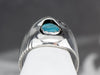 Sterling Turquoise Bear Claw Ring