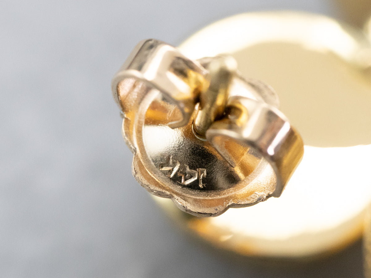 Sparkling Gold Bauble Drop Earrings