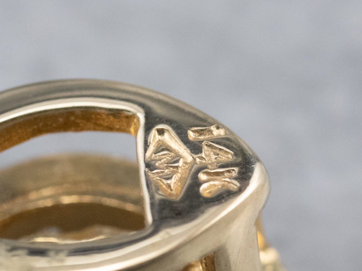 Pearl Diamond Gold Pendant