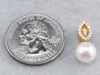 Pearl Diamond Gold Pendant