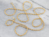 14K Gold Rope Chain Necklace
