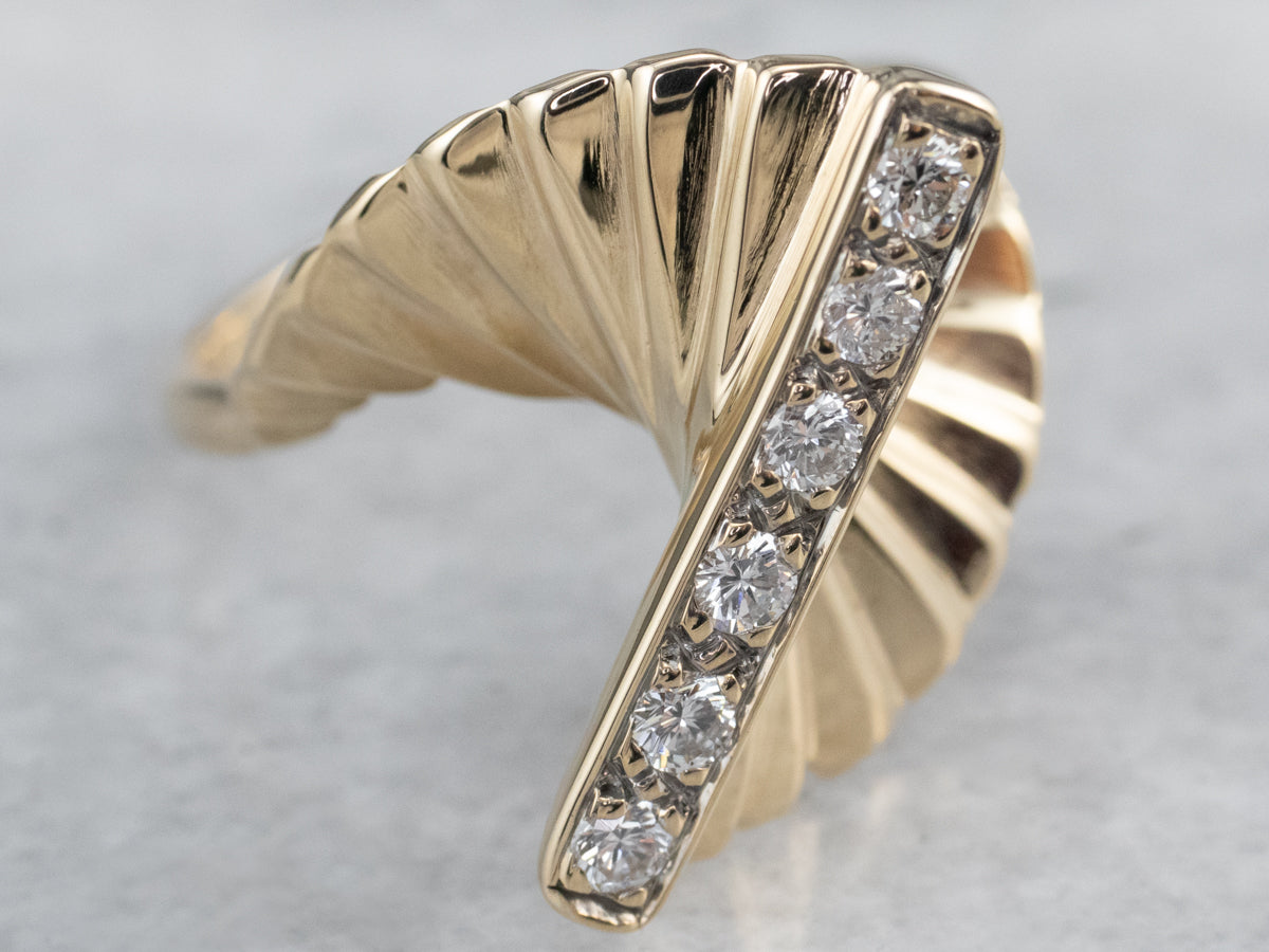 Vintage Diamond Statement Ring