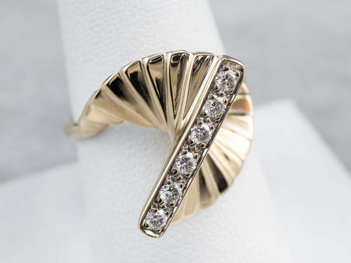 Vintage Diamond Statement Ring