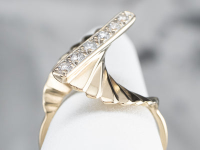 Vintage Diamond Statement Ring