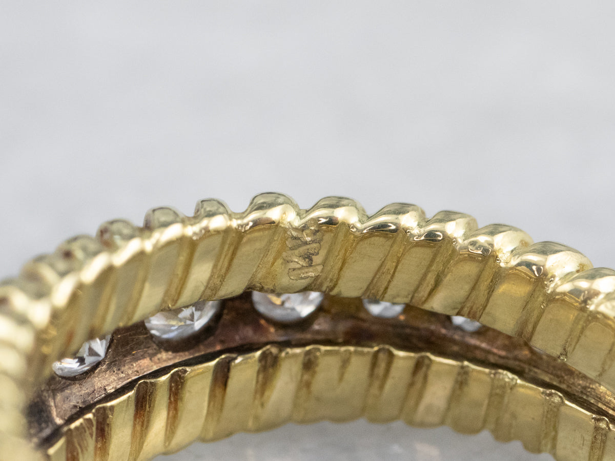 Nautical Style Diamond Eternity Band