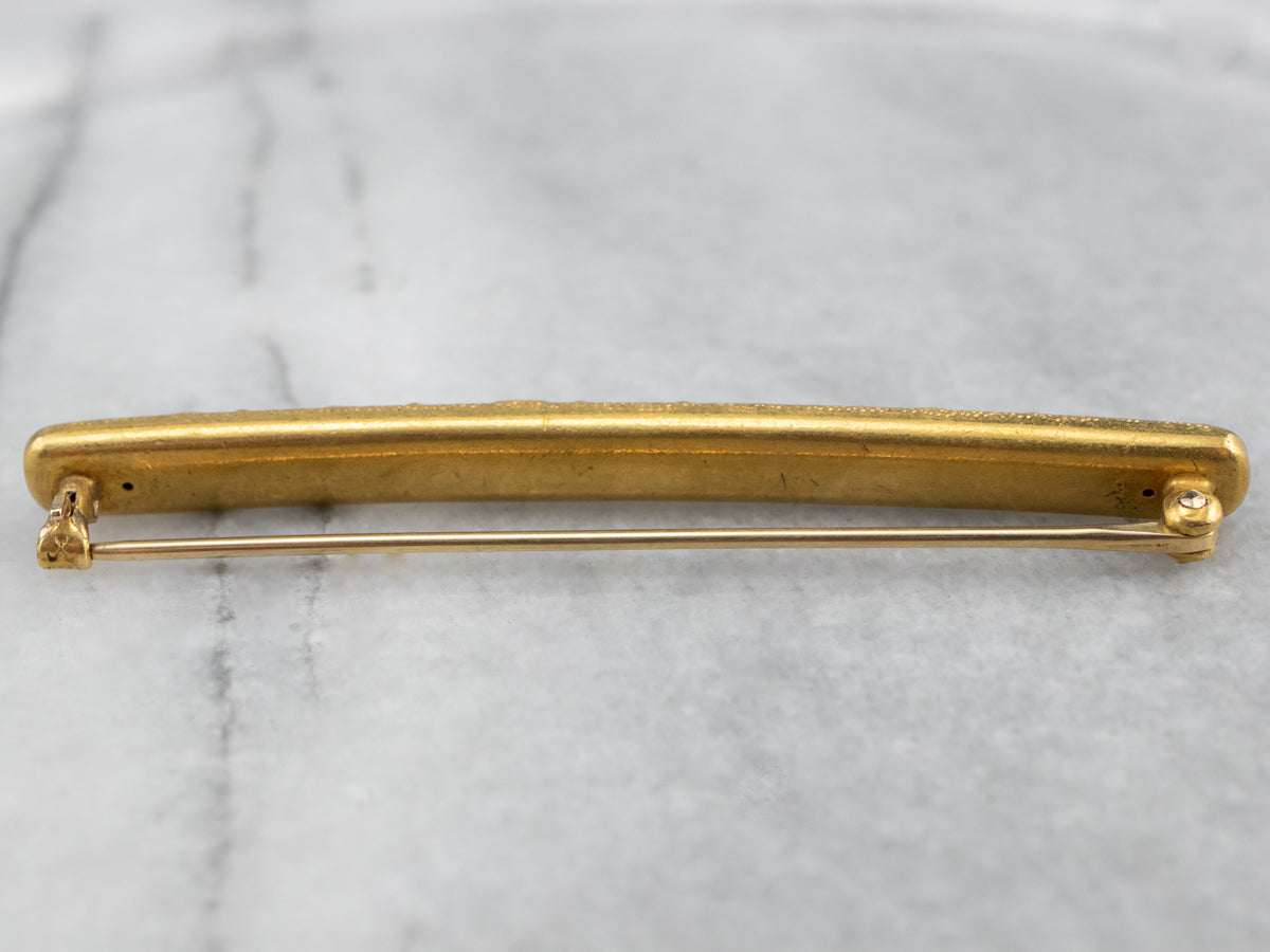 Art Nouveau Era Floral Honeymoon Pin