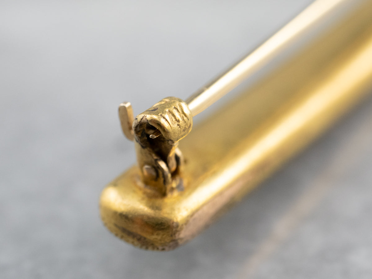 Art Nouveau Era Floral Honeymoon Pin