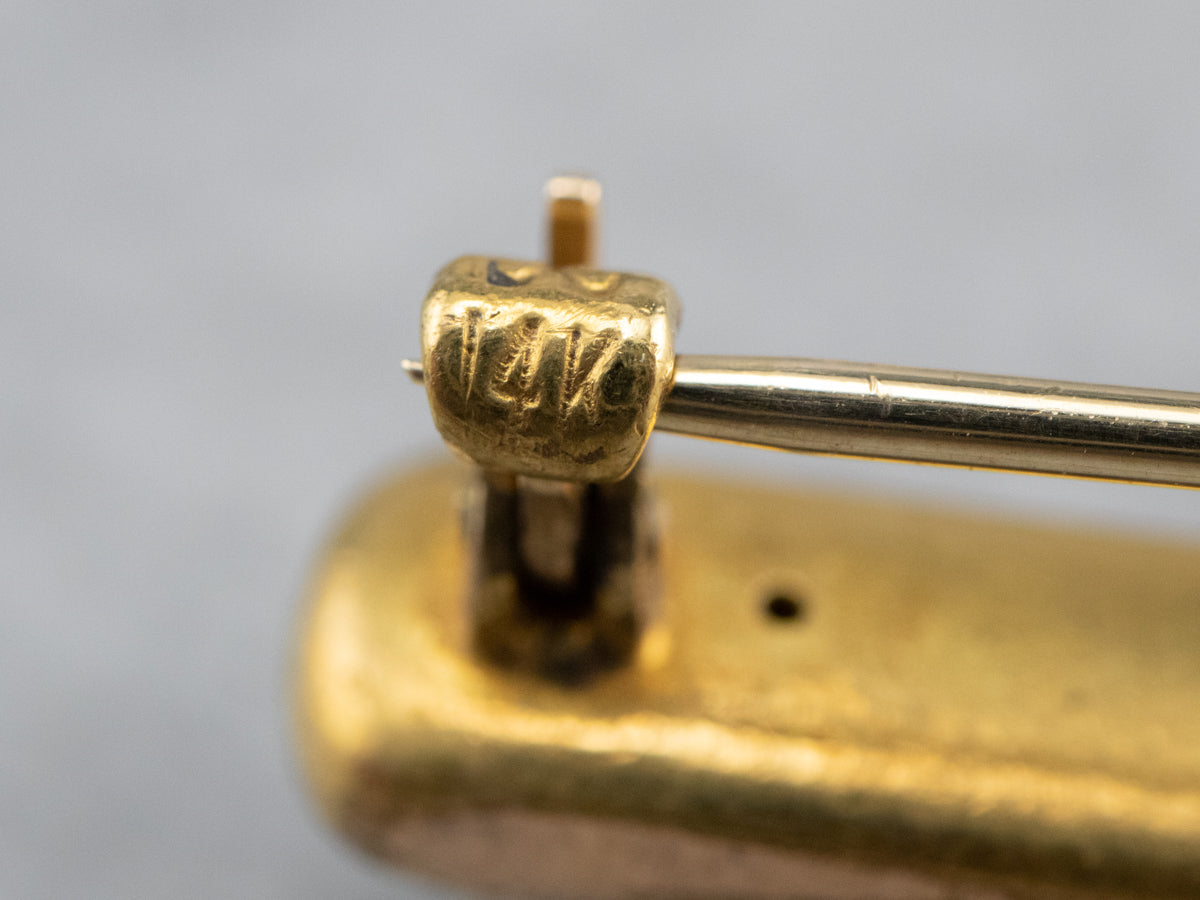 Art Nouveau Era Floral Honeymoon Pin