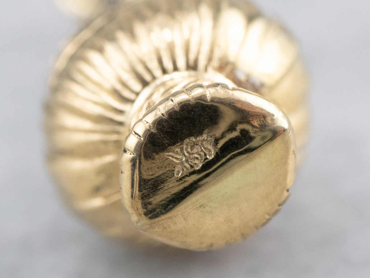 18K Gold Chianti Wine Bottle Charm