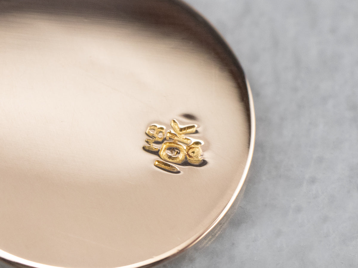 Colgante de medalla NFBPWC de oro de 10 quilates