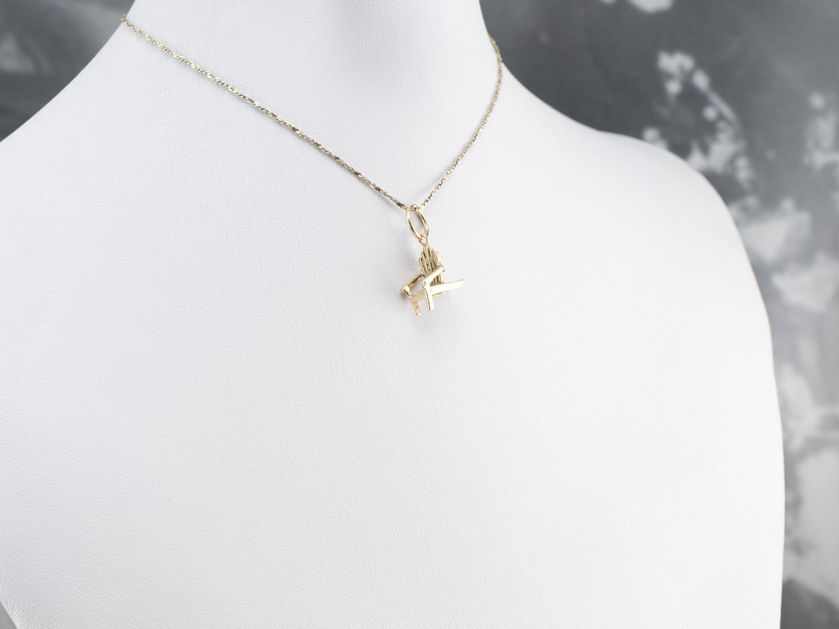 Adirondack Chair Gold Charm