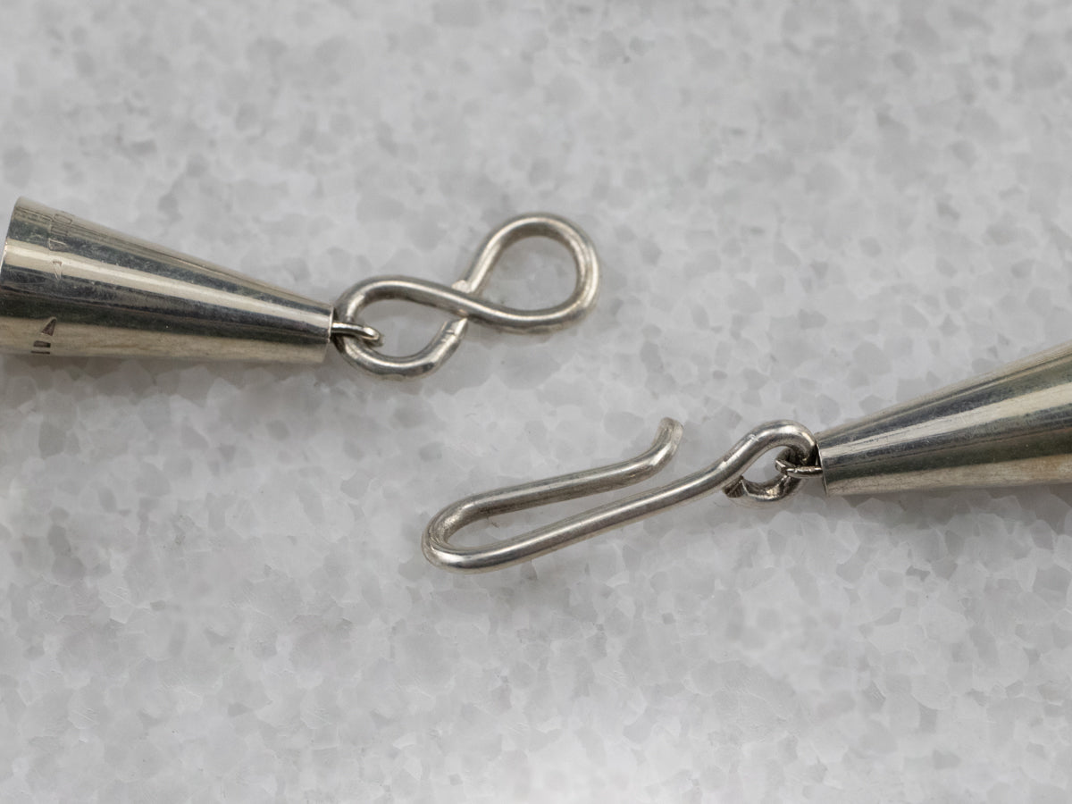 Southwestern Chunky Bead Sterling Silver Necklace