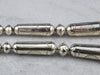 Southwestern Chunky Bead Sterling Silver Necklace
