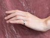 Bezel Set Diamond Platinum Solitaire Engagement Ring
