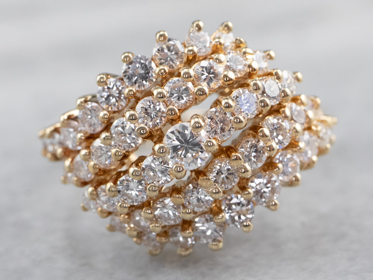 Vintage Diamond Cocktail Ring