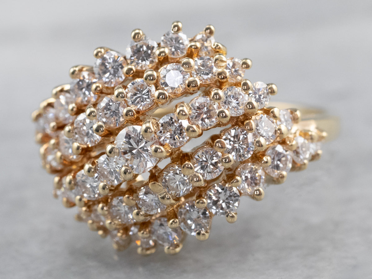 Vintage Diamond Cocktail Ring