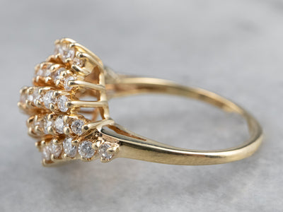 Vintage Diamond Cocktail Ring