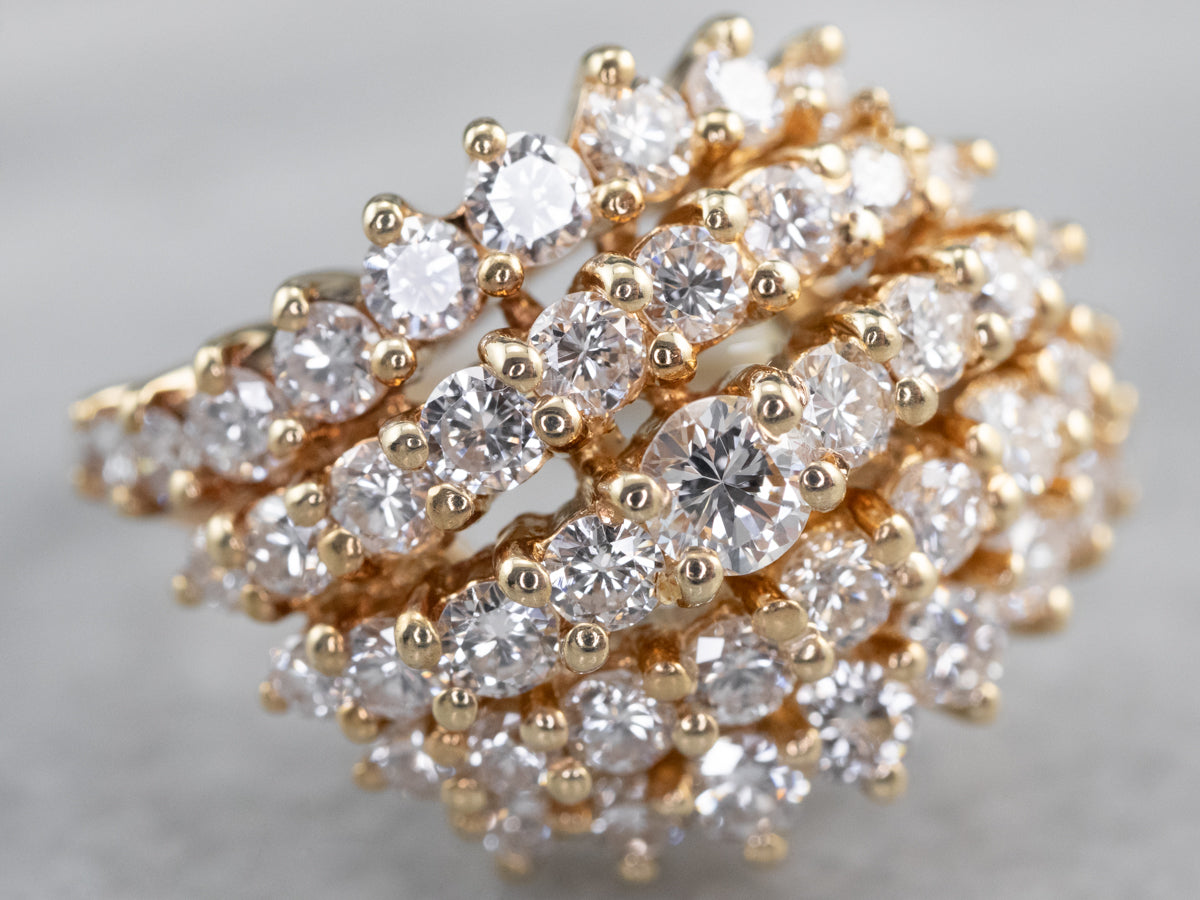 Vintage Diamond Cocktail Ring