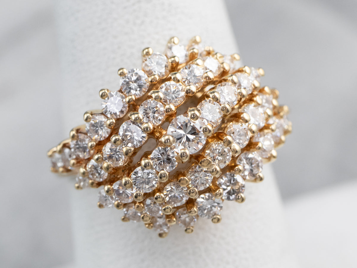 Vintage Diamond Cocktail Ring