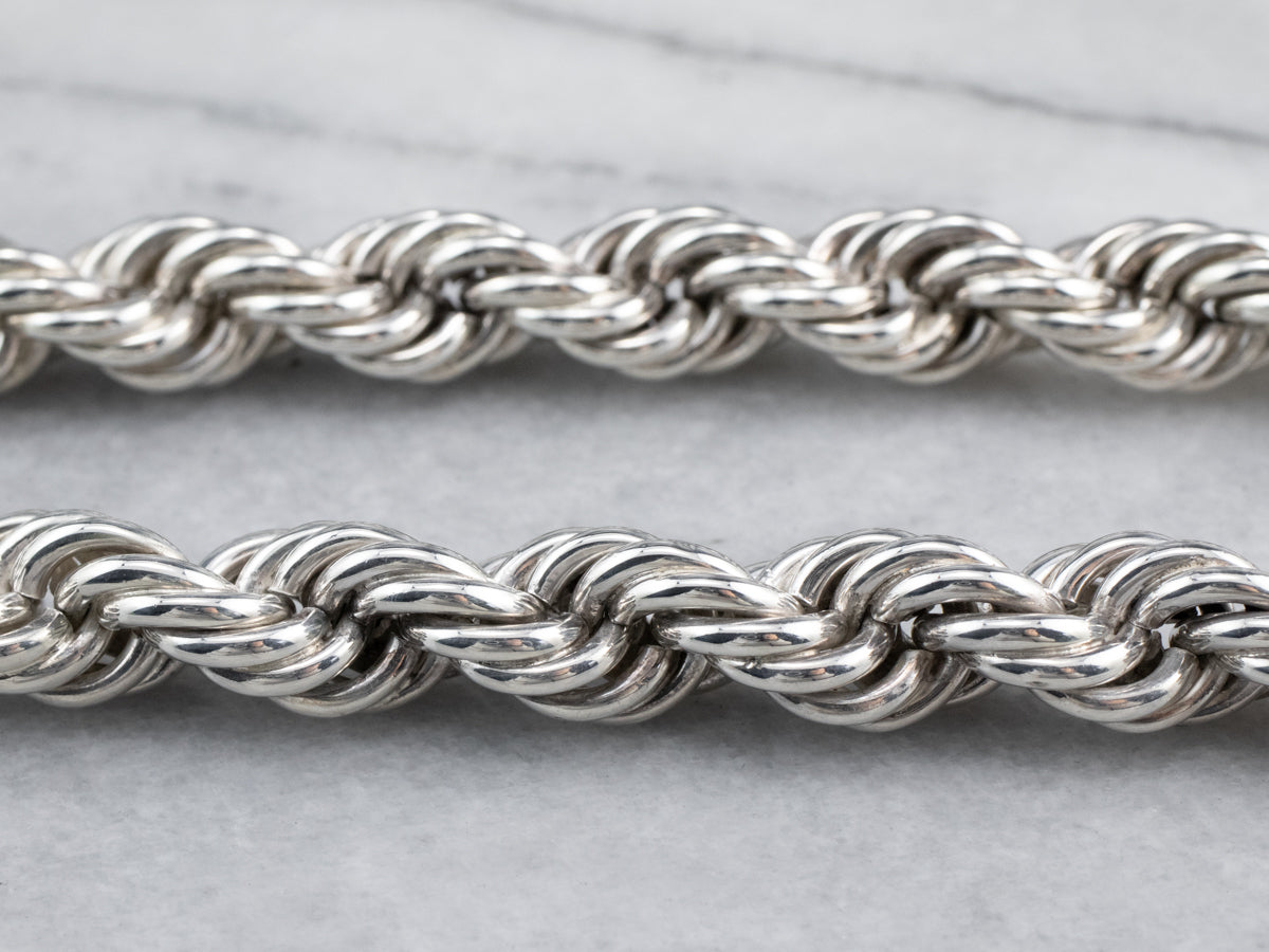 Mexico Taxco Sterling Silver Rope