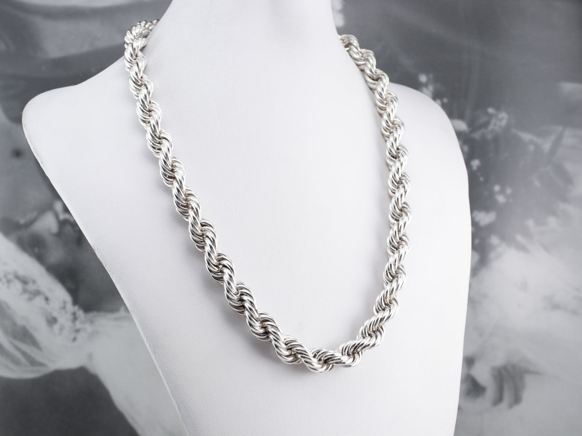Mexico Taxco Sterling Silver Rope