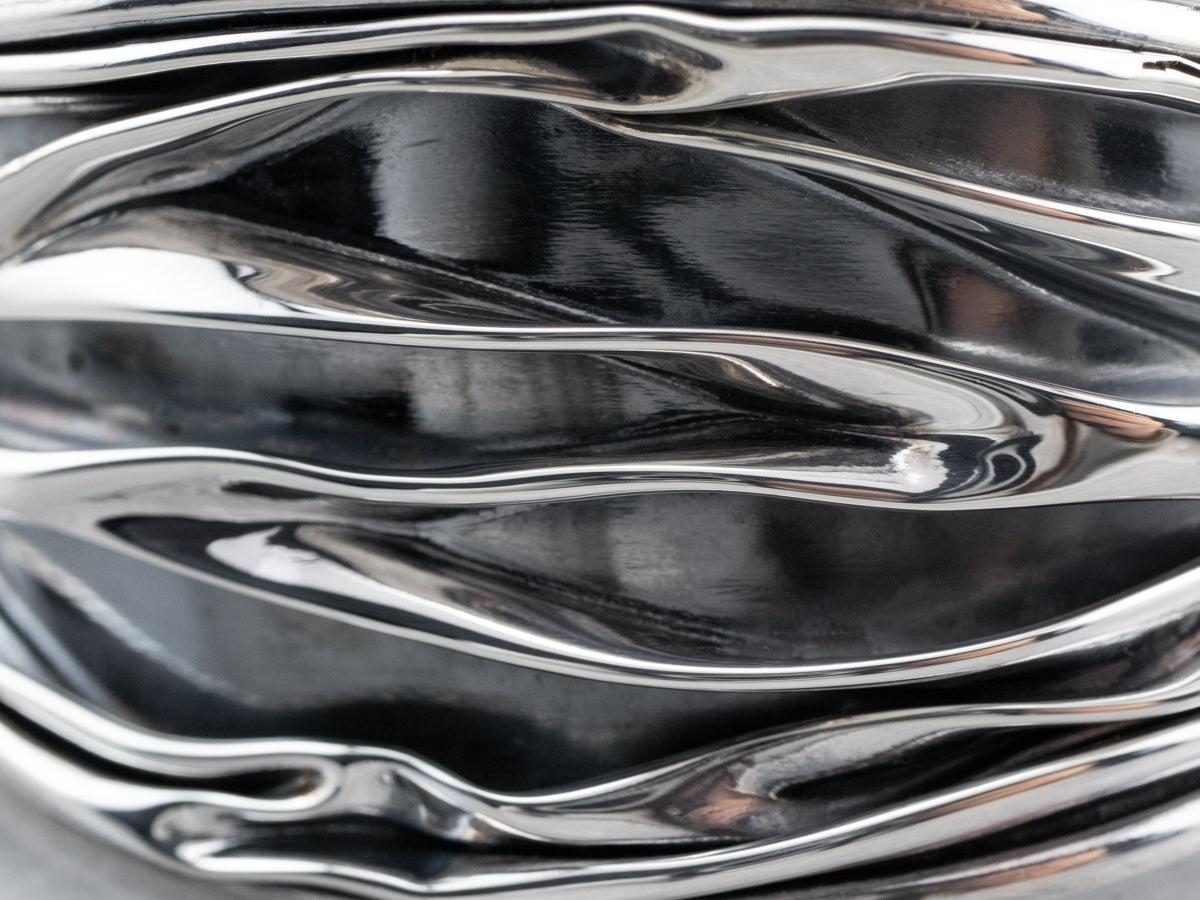 Modernist Sterling Silver Cuff Bracelet