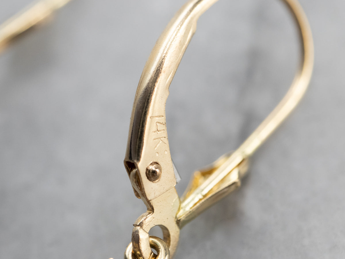 Pendientes colgantes de alejandrita sintética