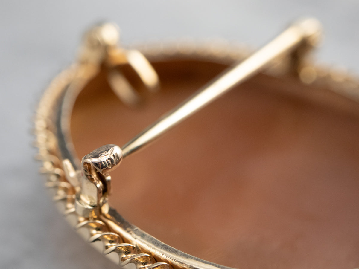 Mid Century Cameo Brooch or Pendant